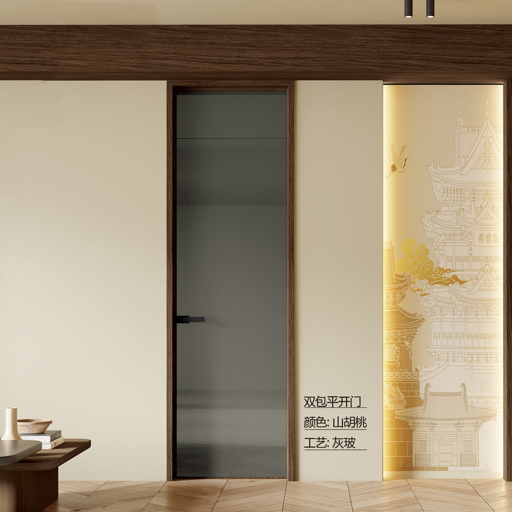 双包平开门灰玻